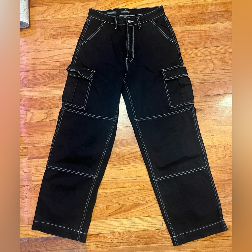 Wild Fable Super-High Rise Cargo Baggy Jeans